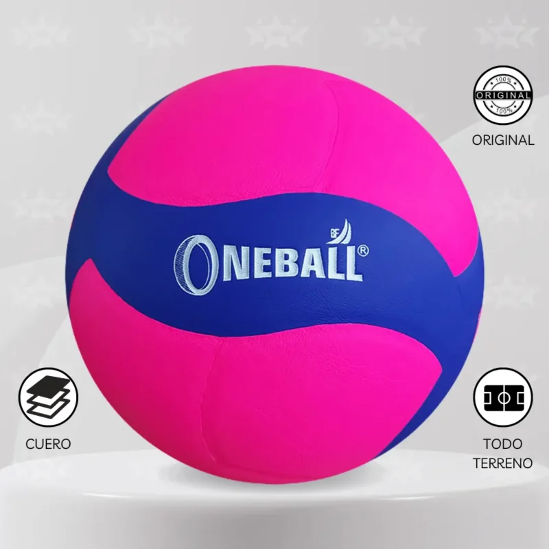 PELOTA DE VOLEY ONEBALL CUERO PU - DISEÑO VB5050 / VB5020 - Imagen 6