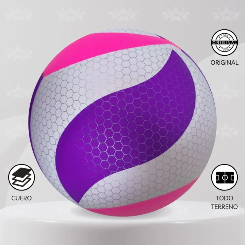 PELOTA DE VOLEY ONEBALL CUERO PU - DISEÑO PANAL VB5060 / VB5090 - Imagen 8