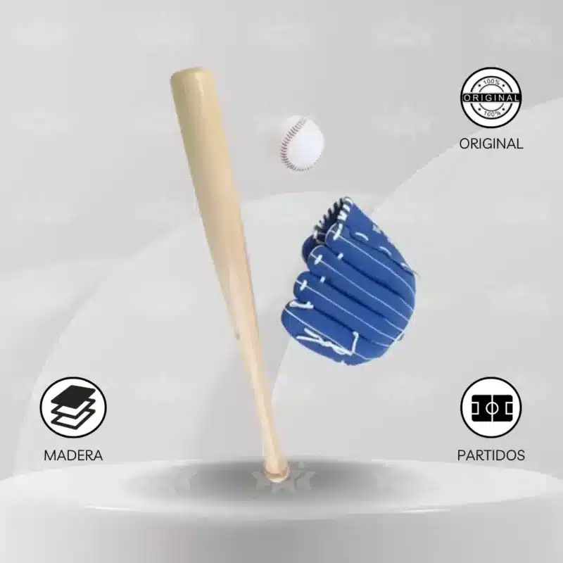 Set De Béisbol - (Bate / Guante / Pelota)