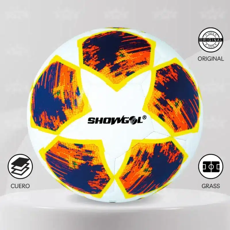Pelota De Fútbol Showgol Cuero Pvc Foam #4 Diseño Champions - Imagen 3