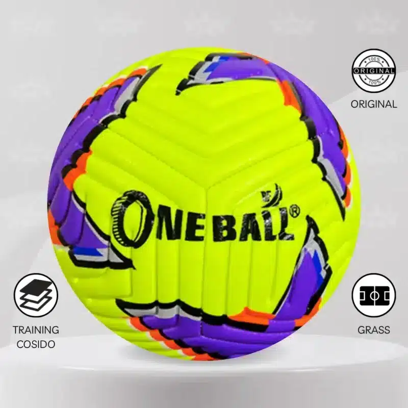 Pelota De Fútbol Oneball Cuero Pvc Foam #3 Diseño Flight Premier - Imagen 2