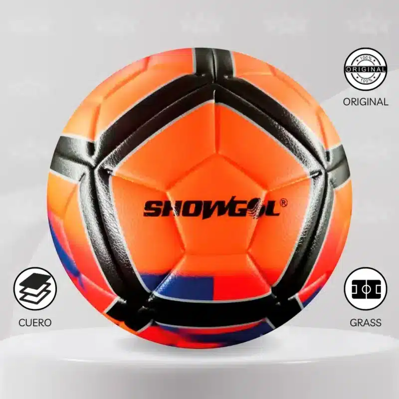 Pelota De Fútbol Showgol Cuero Pvc Foam #4 Diseño Ordem - Imagen 5