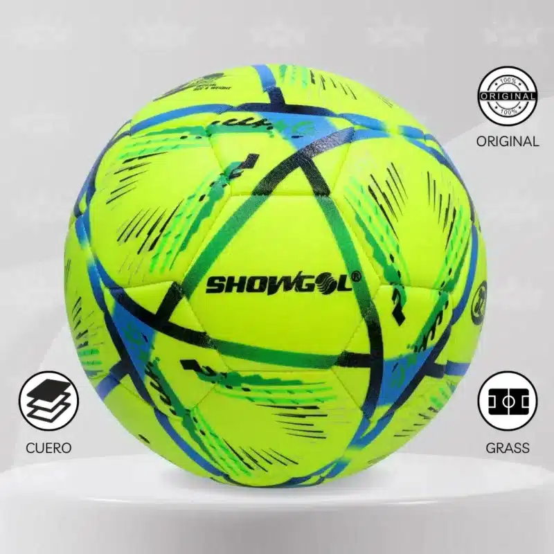 Pelota De Fútbol Showgol  Cuero Pvc Foam #4 Diseño Qatar - Imagen 4