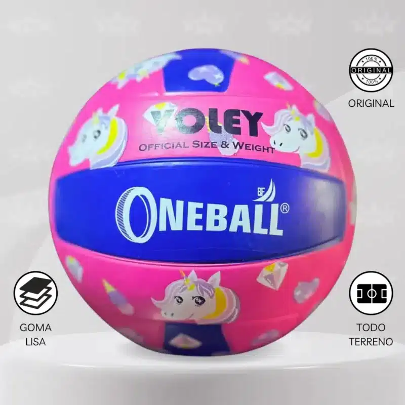 Pelota De Vóley Oneball Goma Lisa #5 - Imagen 3