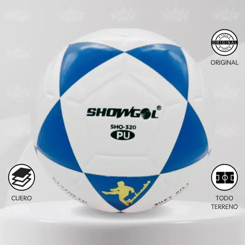 Pelota De Fútbol Showgol Cuero Pu Vulcanizado #4 - Imagen 4