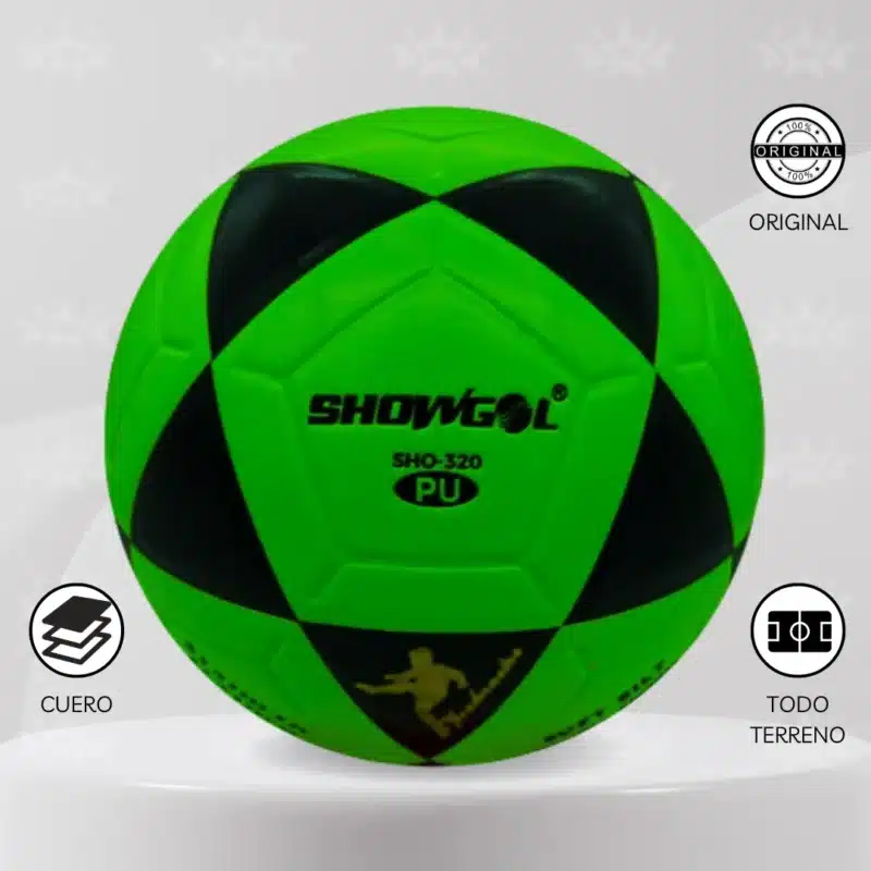 Pelota De Fútbol Showgol Cuero Pu Vulcanizado #4 - Imagen 8