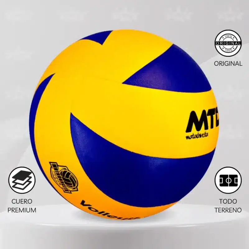 Pelota De Vóley Mtd 300 Cuero Pu Premium - Imagen 2