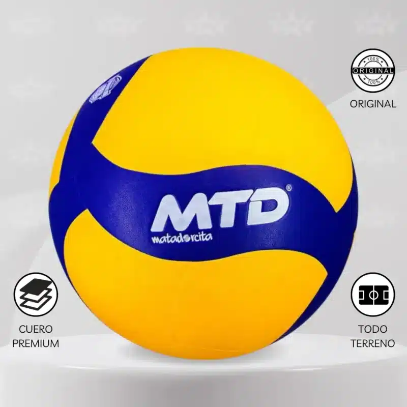 Pelota De Vóley Mtd V330W Cuero Pu Premium