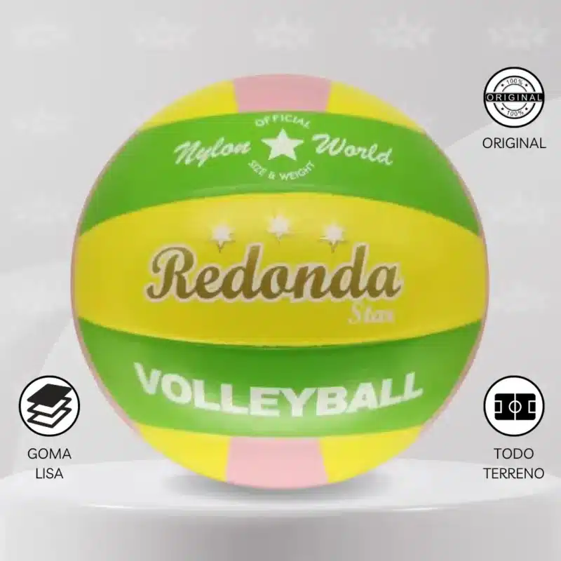 Pelota De Vóley Redonda Goma Lisa #5 - Imagen 4