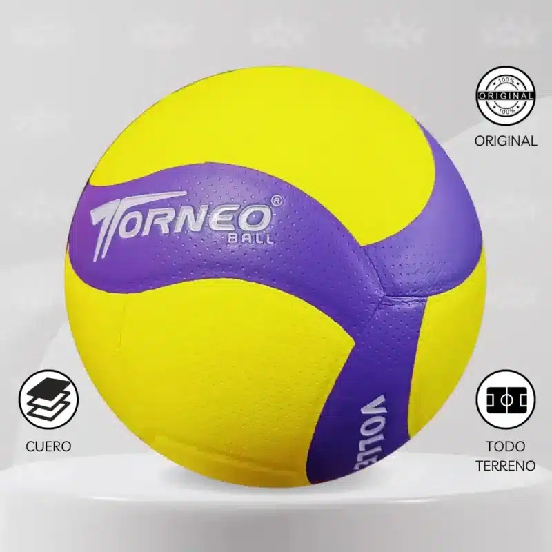 Pelota De Vóley Torneo V330w Cuero Pu - Imagen 4
