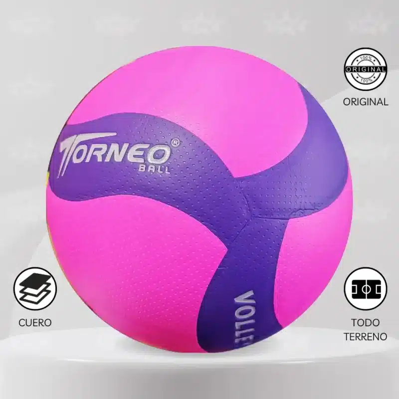 Pelota De Vóley Torneo V330w Cuero Pu - Imagen 2
