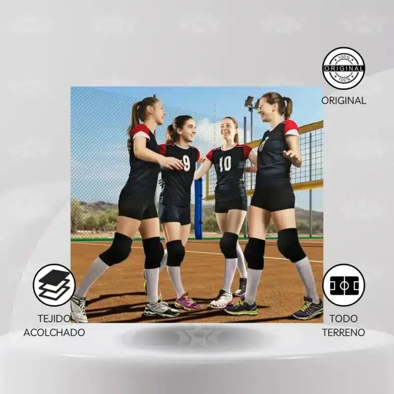 Rodillera Deportiva De Vóley Acolchada Aris - Imagen 3