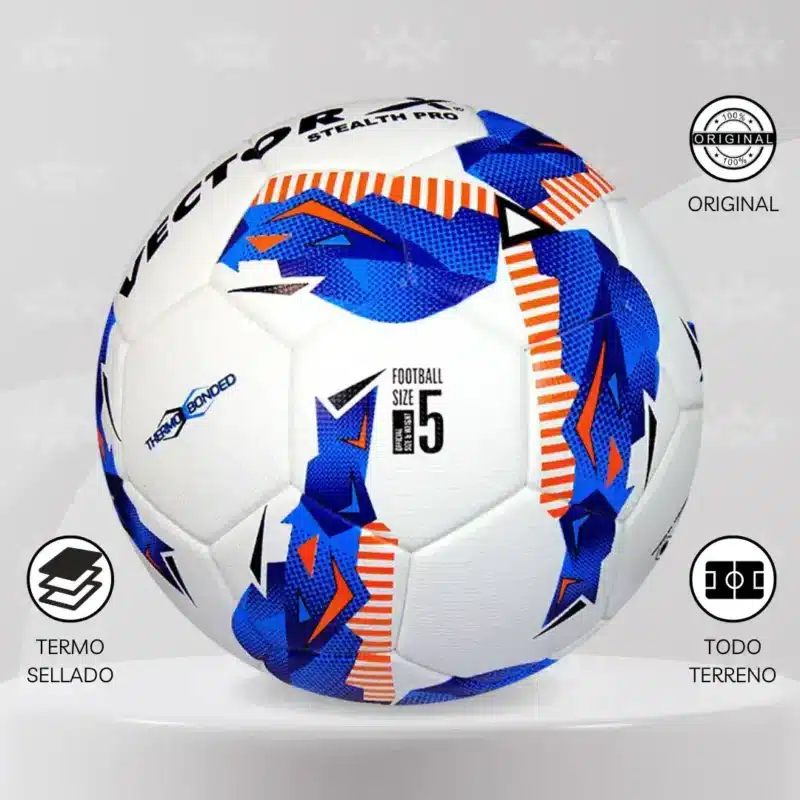 PELOTA DE FÚTBOL VECTOR X STEALTH PRO FIFA QUALITY PRO TALLA #5 - Imagen 2