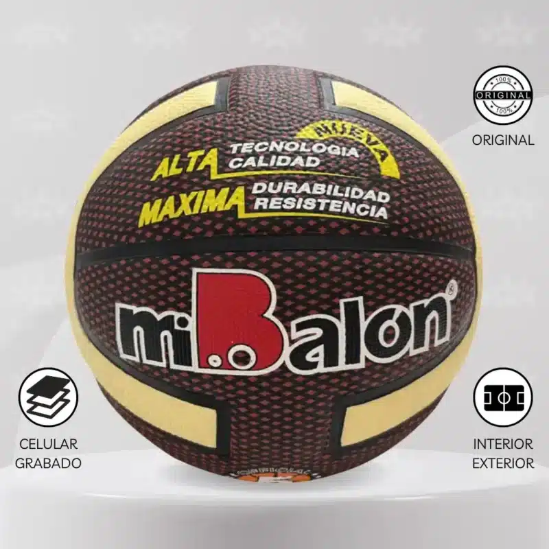 Pelota De Básquet Mi Balón Celular Grabado Talla #5 Diseño Cobra