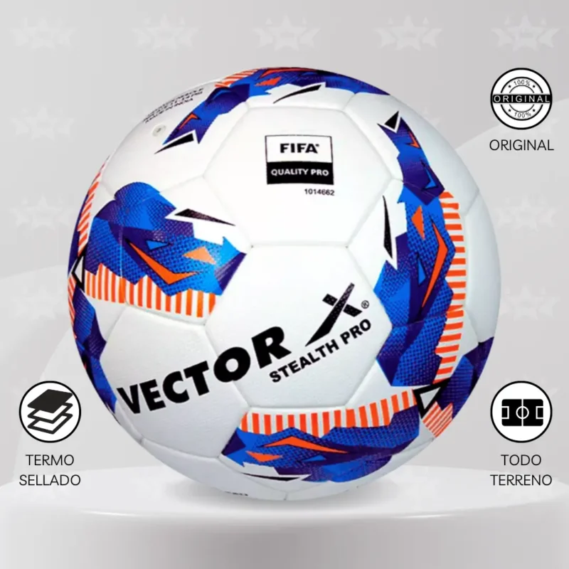 PELOTA DE FÚTBOL VECTOR X STEALTH PRO FIFA QUALITY PRO TALLA #5 - Imagen 3
