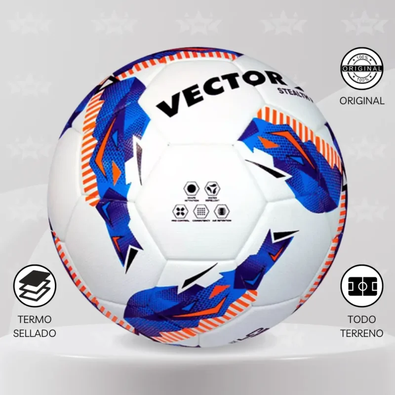 PELOTA DE FÚTBOL VECTOR X STEALTH PRO FIFA QUALITY PRO TALLA #5 - Imagen 4