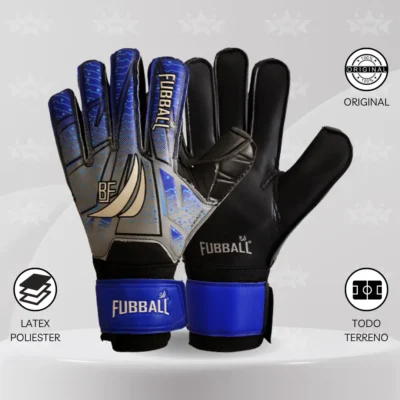 Guantes De Arquero Fubball – Diseño R5 CRACK Azul
