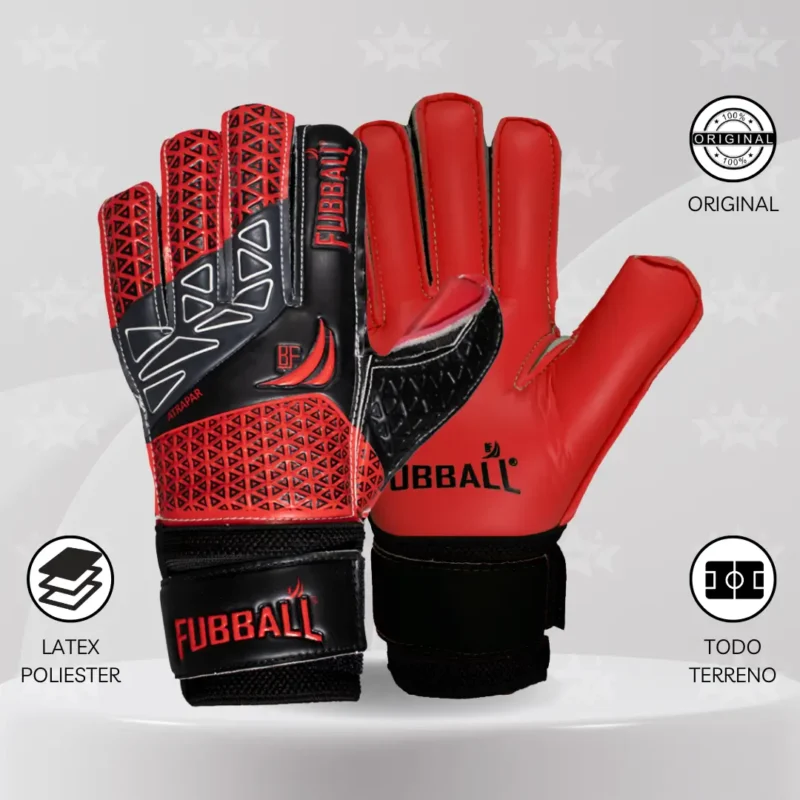 Guantes De Arquero Fubball – Diseño ATRAPAR JUNIOR - Imagen 2